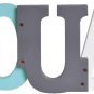 Wooden Laugh Sign Decor Aqua Hanging Block Letters Sign Free Standing Wooden Let