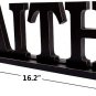 Wood Peace Faith Tabletop Letters Sign Freestanding Wooden Cutout Decorations