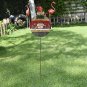 Metal Snowman Garden Stake Christmas Sign Yard Stake Round Ornaments Outdoor Chr