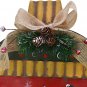 Metal Snowman Garden Stake Christmas Sign Yard Stake Round Ornaments Outdoor Chr