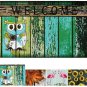 Owl Print Welcome Doormat Decorative Entrance Floor Mat Indoor Front Door Mat...