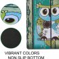 Owl Print Welcome Doormat Decorative Entrance Floor Mat Indoor Front Door Mat...