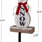 Snowman Christmas Table Decorations Free Standing Snowman With Hook Tabletop Dec