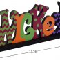 Halloween Wood Wicked Sign for Home Decor, Decorative Wooden Cutout Wicked Word