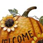Pumpkin Garden Stake Metal Welcome Sign Fall Decor Outdoor for Autumn Harvest...