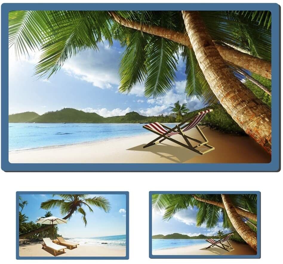 Beach themed decor Rubber Welcome Door Mat Decorative Indoor Outdoor Non Slip