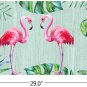 Flamingo Door Mat Indoor Entry Way Doormat for Front Door Patio Anti Slip Rubber