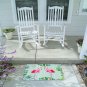 Flamingo Door Mat Indoor Entry Way Doormat for Front Door Patio Anti Slip Rubber