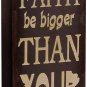 Rustic Box Sign Decor with Saying Wood Plaque Hanging Wall Art Sign 10x4x1.5"