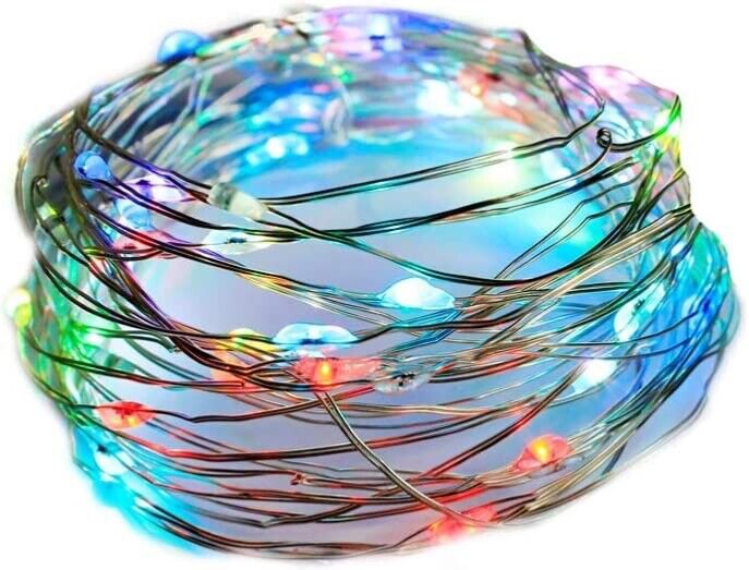 LED String Lights, Fairy Lights, 20Ft 60 LED Warm Lights Indoor & Outdoor