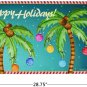 Christmas Door Mat Rubber Back Tropical Door Mats Entryway Doormat IndoorOutdoor