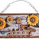 Vintage Sunflower Decor Welcome Sign for Front Door, Garden Themed Welcome Door Vintage Sunflower Decor Welcome Sign for Front Door, Garden Themed Welcome Door