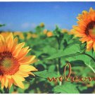 Entrance Rug Non Slip Rubber Doormat 29x17 inch Sunflower Welcome Outdoor indoor