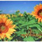 Entrance Rug Non Slip Rubber Doormat 29x17 inch Sunflower Welcome Outdoor indoor