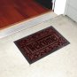 Rubber Welcome Doormat 16''x24'' Patio Rug Dirt Debris Mud Trapper Out Door Mat