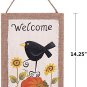 Wood Welcome Sign Set of 3 Wall Decor Rustic Hanging Welcome home decoration