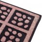 Half Round Front rubber Door Mat NonSlip Backing Absorbent Shoe Scraper Floormat