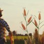 Metal Autumn Harvest Corn Stalk Decoration Decorative Yard Lawn Garden PatioYard