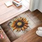 Rubber Doormat 29&acirc;��x17&acirc;�� Sunflower Welcome Door Mat Outdoor Indoor Enty Floor Mat