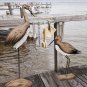 Bird Yard Garden Stake Decorative Crane Yard Stake, Crane Garden Decor Wood Yard