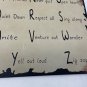 Rustic metal wall decoration Alphabet Poster Amaze yourself Be kind 13&acirc;�� x 10.4&acirc;��