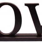 Wooden LOVE Sign Home Decor Table Top Sign Freestanding Decorative Wood Cutout L