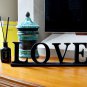 Wooden LOVE Sign Home Decor Table Top Sign Freestanding Decorative Wood Cutout L