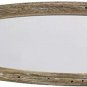 Rustic Wood Fish Mirror Decorative for Living Rm BathRm BedRm Nautical style