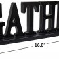 Rustic Wood letter Hello Gather Friend sign for Home Decorative Wooden Cutout