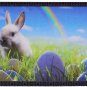 Bunny Egg Welcome Door Mat Outdoor Indoor Enty Floor Mat Entrance Rug Non Slip