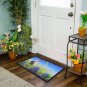 Bunny Egg Welcome Door Mat Outdoor Indoor Enty Floor Mat Entrance Rug Non Slip