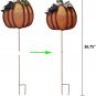 Pumpkin Garden Stake Metal Welcome Sign Fall Decor Decorative Pumpkin Yard...