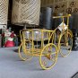 Tricycle Candle Holder Rustic Metal Nostalgia Yard vintage style Tabletop Decor
