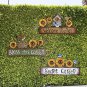 Metal Sunflower Welcome Sign Decorative Front Door Wall Plaque Decor Hanging Out