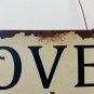 "I love you to " Rustic metal wall decor 12&acirc;�� x 12&acirc;��