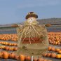Fall Scarecrow Hanging Wall Decoration LED Battery Operated Scarecrow Decor Fall