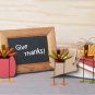 Set of 3 Turkey Tea Light Candleholders Tabletop Decorative Metal Turkey...