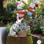 Easter Bunny stake Set Outdoor Decoration Spring Lawn Patio Home Garden Decor