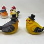 Resin Holiday Twittering Bird 4Asst 5.5x4.25X2.75in decorative Tabletop Figurine