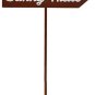 Metal Easter Bunny Garden Stake Decorative Rabbit Yard Sign Spring Lawn Decor...