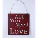 'All You Need' Metal Wall Décor 'All You Need' Metal Wall Décor
