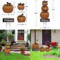 Metal Pumpkin Garden Stake Welcome Yard Sign Fall Decor, Fall Pumpkin Yard Decor