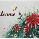 Daisy Welcome Mat for Front Door Entrance Non Slip Rubber Door Mat IndoorOutdoor