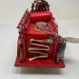 Red Cool Engineering fire Truck convertible Decoration Handmade Tabletop Decor