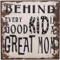 12x12" Primitive Box Sign Hanging Decoration Wooden Wall Rustic plaque sign MOM