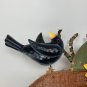 Metal Sackcloth Pumpkin with black bird and sunflower Welcome sign TabletopDecor