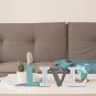 Wooden Live Sign Decor Aqua Hanging Block Letters Sign Free Standing Wooden Lett