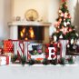 Christmas Wood Noel Sign for Home Decor, Decorative Wooden Cutout Noel Word Deco