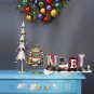 Christmas Wood Noel Sign for Home Decor, Decorative Wooden Cutout Noel Word Deco