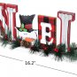 Christmas Wood Noel Sign for Home Decor, Decorative Wooden Cutout Noel Word Deco